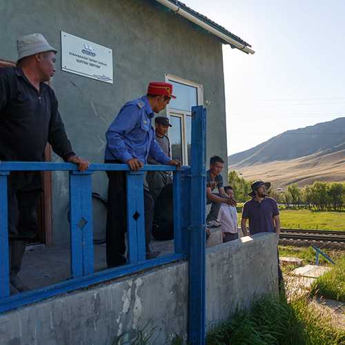 Mongolia Railway Sation House